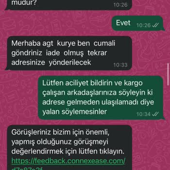 AGT Kurye 2 Aydır Kuryemi Teslim Etmiyor