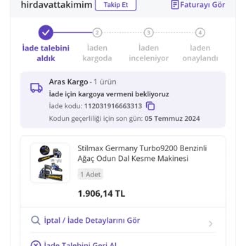 N11 Şikayet. Hatalı Ürün