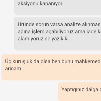 Trendyol Arızalı Ürün Gönderip İadeyi Reddetti