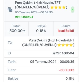 Bayspin Para Çekme İşlemlerinde Sorun Yaşadım