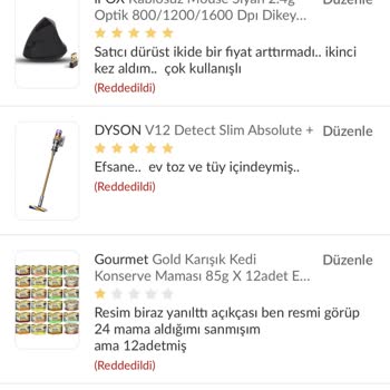 Trendyol Dan Aldığım Ürünlere Yorum Yapamıyorum, Beni Engellemişler