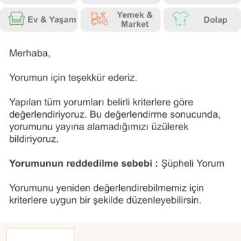 Trendyol Dan Aldığım Ürünlere Yorum Yapamıyorum, Beni Engellemişler