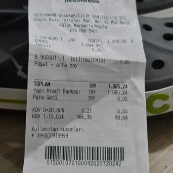 Deichmann'dan Aldığım Crocs Marka Terlik İlk Kullanımda Yırtıldı.