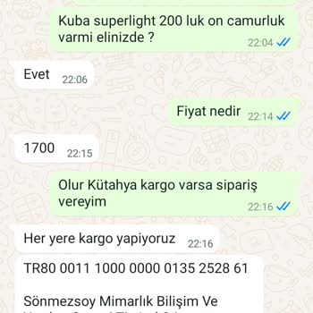 Yamahamagaza.com Kuba Süperlight 200 Yedek Parça Sorunu Ve İlgisizlik