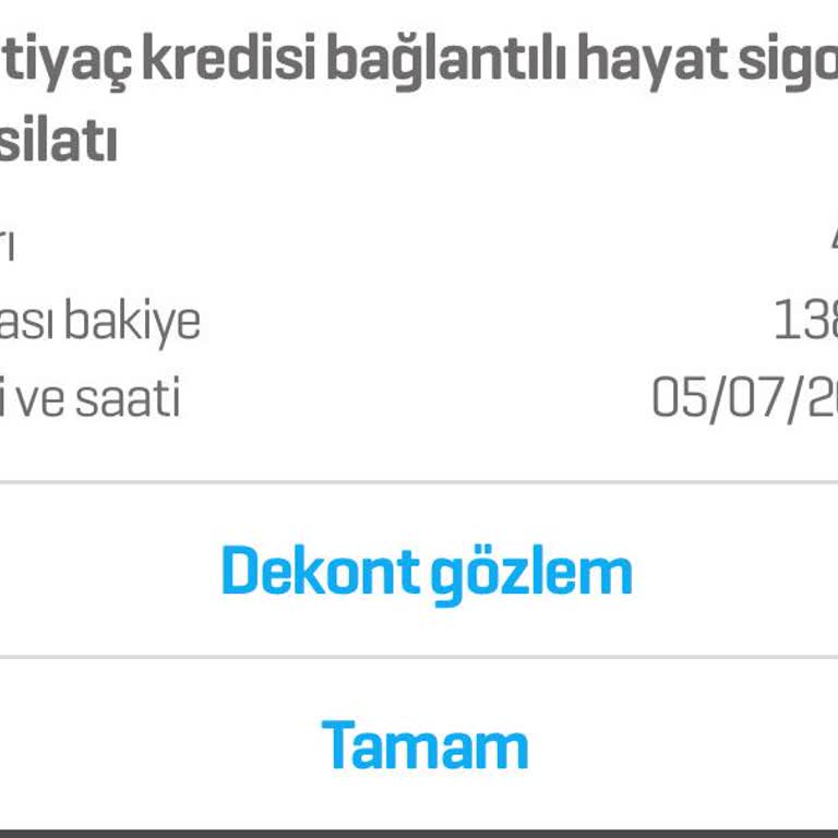 Enpara Hayat Sigortası Kesintisi