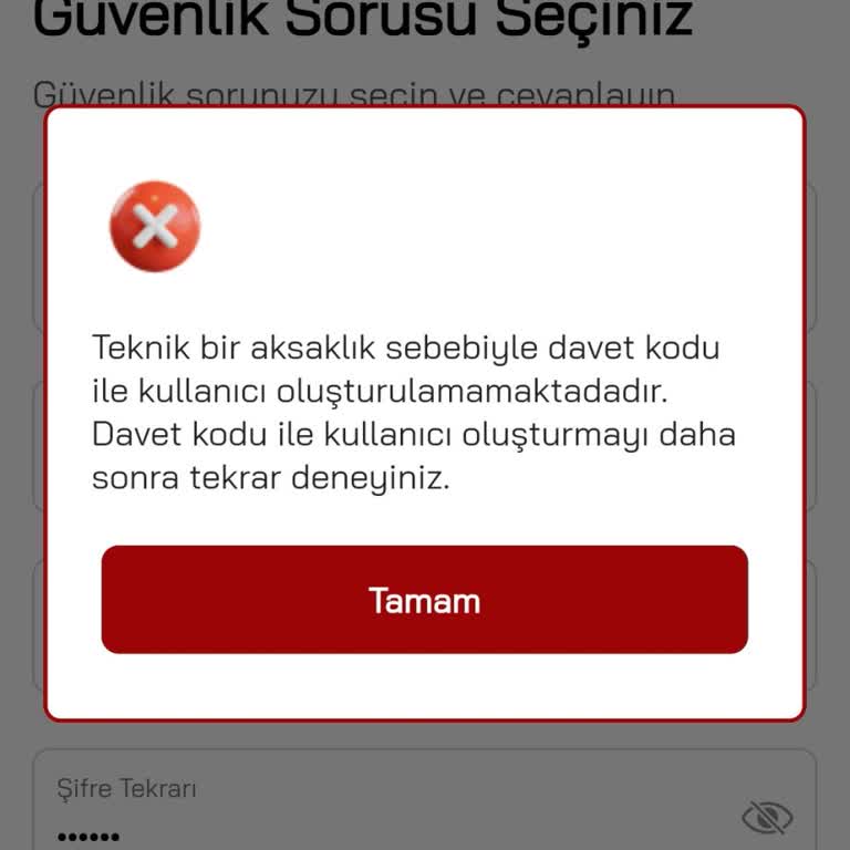 AHL Pay Davet Kodu Onaylanmıyor