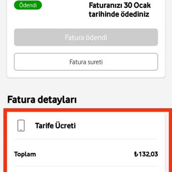 Vodafone'un Haber Vermeden Fahiş Zam Yapması