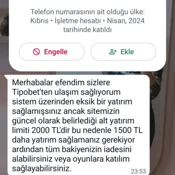 Tipobet Sürekli Artan Ödeme Talepleri Ve Güvensizlik