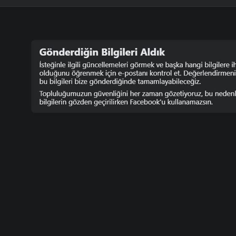 Facebook Hesabımın Kapatılması
