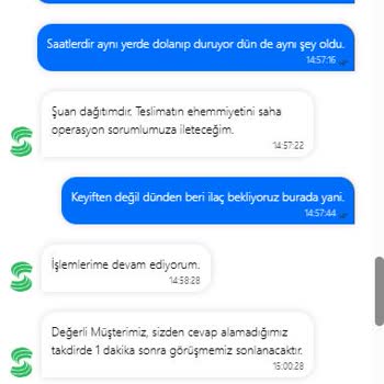 Sendeo Teslimata Değil Gezmeye Çıkartılıp Keyfi Olarak Teslim Edilmeyen Kargo