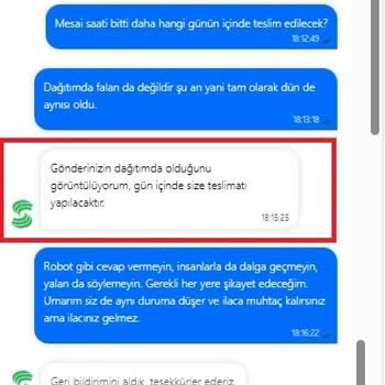 Sendeo Teslimata Değil Gezmeye Çıkartılıp Keyfi Olarak Teslim Edilmeyen Kargo