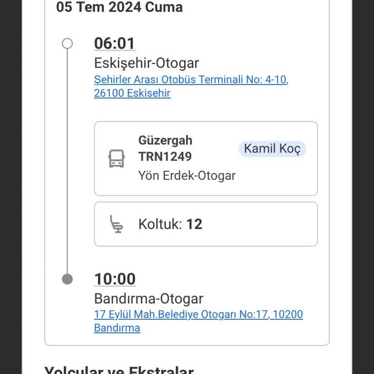 Kamil Koç'un Gecikmesi Ve Bilgilendirme Eksikliği