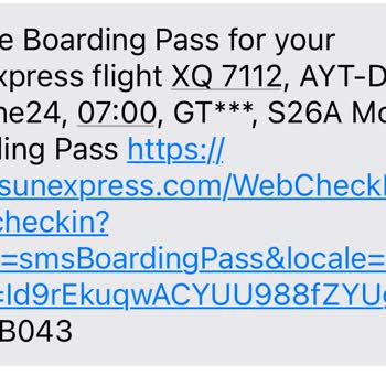 SunExpress Hava Yolları 5 Saatlik Rötar Mağduriyeti