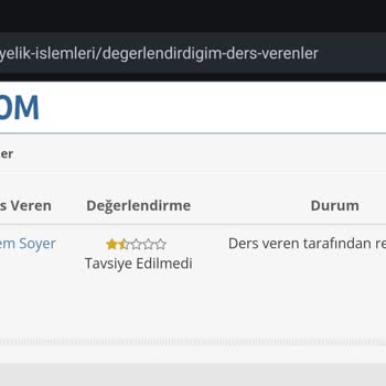 Ozelders.com Hatalı Öğretmen Yorumları