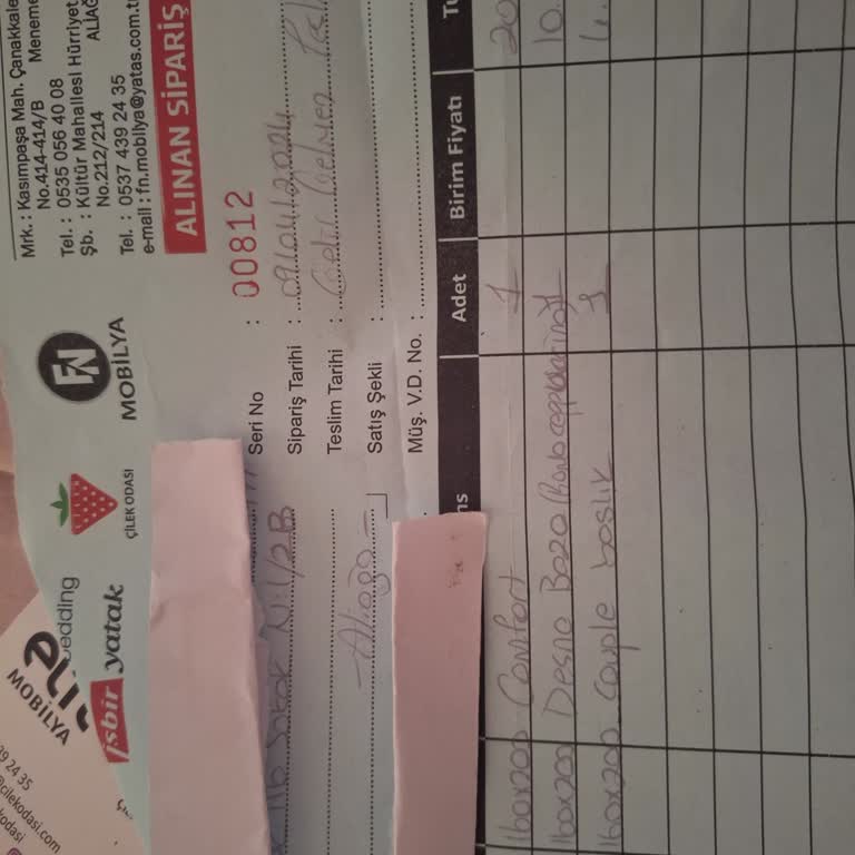 İşbir Yatak Ürünler Teslim Edilmiyor