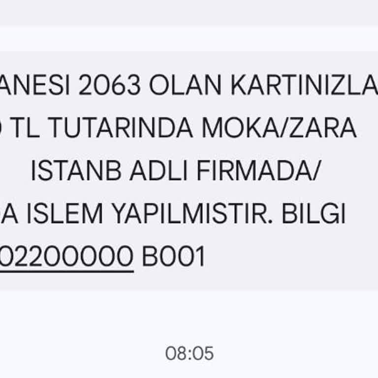 Moka Zara Habersiz Para Çekti