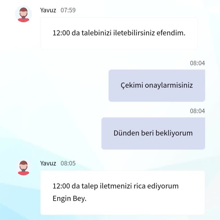 Betnef Çekim Talebimi Hep Erteliyor