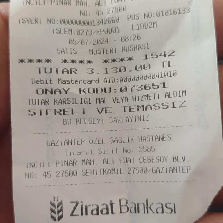 Sanko Üniversitesi Hastanesi Sağlık Hizmetlerinde Fahiş Ücretler