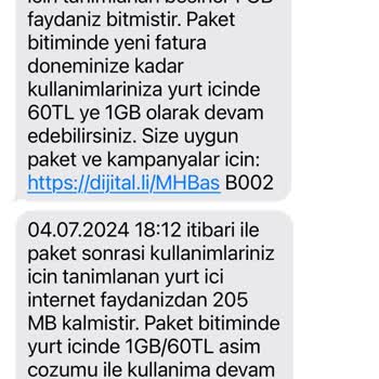 Turkcell Kullanmadığım İnterneti Fatura Ediyor