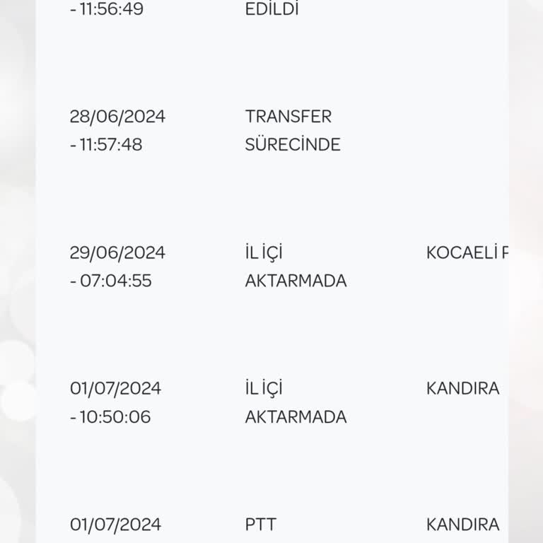 PTT Kargo PTT Kandıra Şube, APS İle Olan Gönderimi 4 Gündür Şube De Bekletiyor.