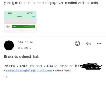 Besan Mutfak Besan Pastacılık İade Yapmıyor