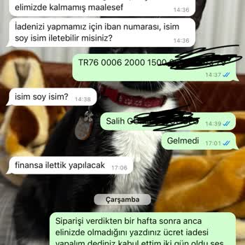 Besan Mutfak Besan Pastacılık İade Yapmıyor