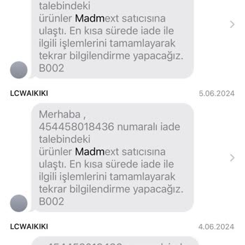Madmext Hiçbir Sebep Olmamasına Rağmen İadem Kabul Edilmedi
