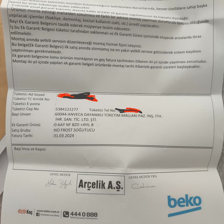 HomeWhiz Altus Arçelik Uygulama Bağlantı Sorunu - Şikayetvar