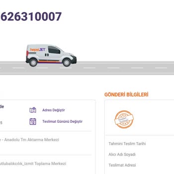 Hepsijet. Teslim Edilmeyen Kargo