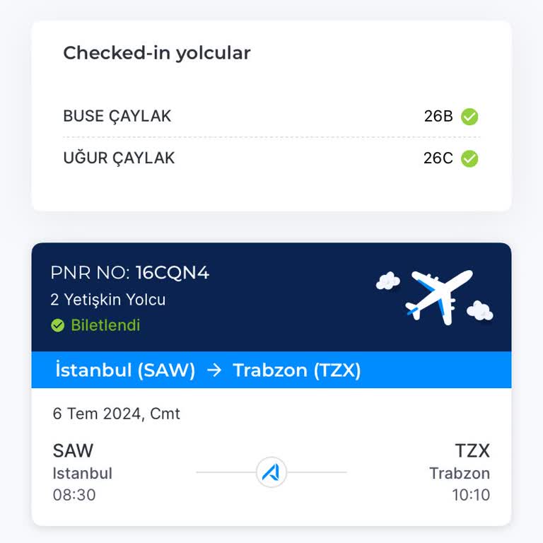 AJet (Anadolu Jet) Para İle Satın Aldığımız Koltuk Yerine Başka Koltuk Verilmesi