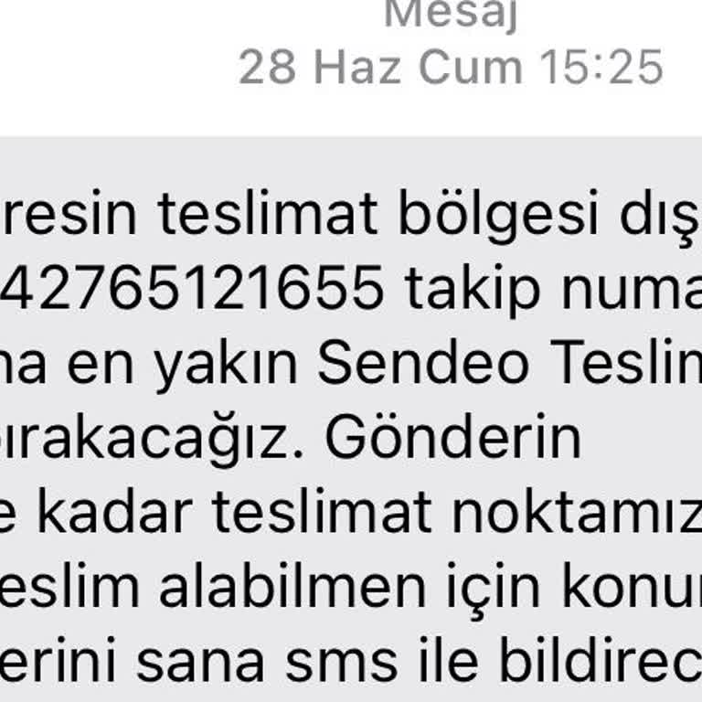 Sendeo Kargoları Teslim Etmiyor