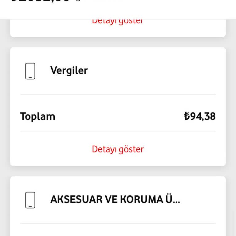 Vodafone Fazla Fatura Ve İptal Cihazın Faturaya Yansıtılması