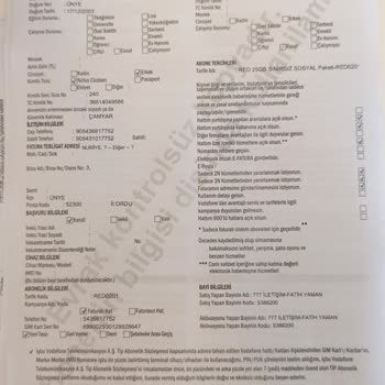 Vodafone Hat Benim Üstüm Olmasına Rağmen Başka Birinin Üstüne Gözüküyor