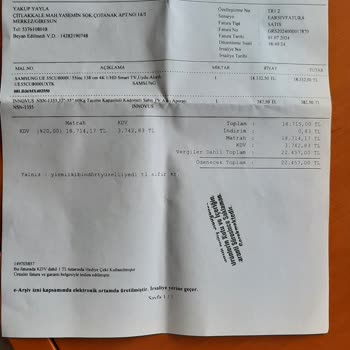 Samsung Samsun Servis Şikayeti