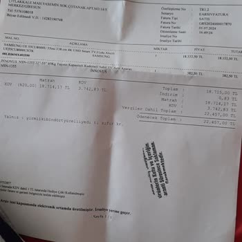 Samsung Samsun Servis Şikayeti