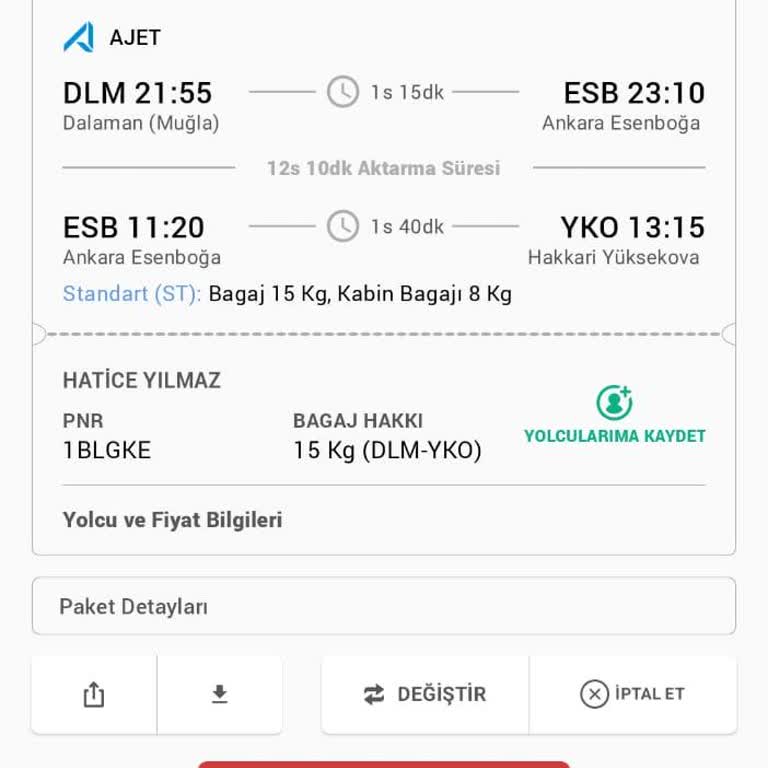 Ajet Firmasının Bizi Mağdur Etmesi, Hizmetinin Çok Kötü Olması