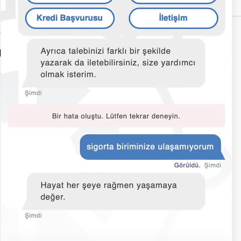 Denizbank Kredi Kartı Borcu Sigortasını İptal Edemiyorum.