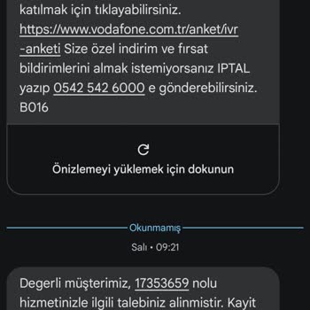 Vodafone Net Haksız Para Çekimi