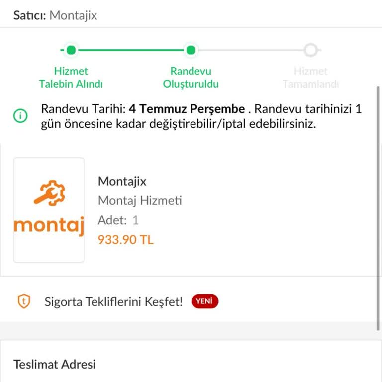 Trendyol Montajx Hatası - Ulaşılamıyorum Asla