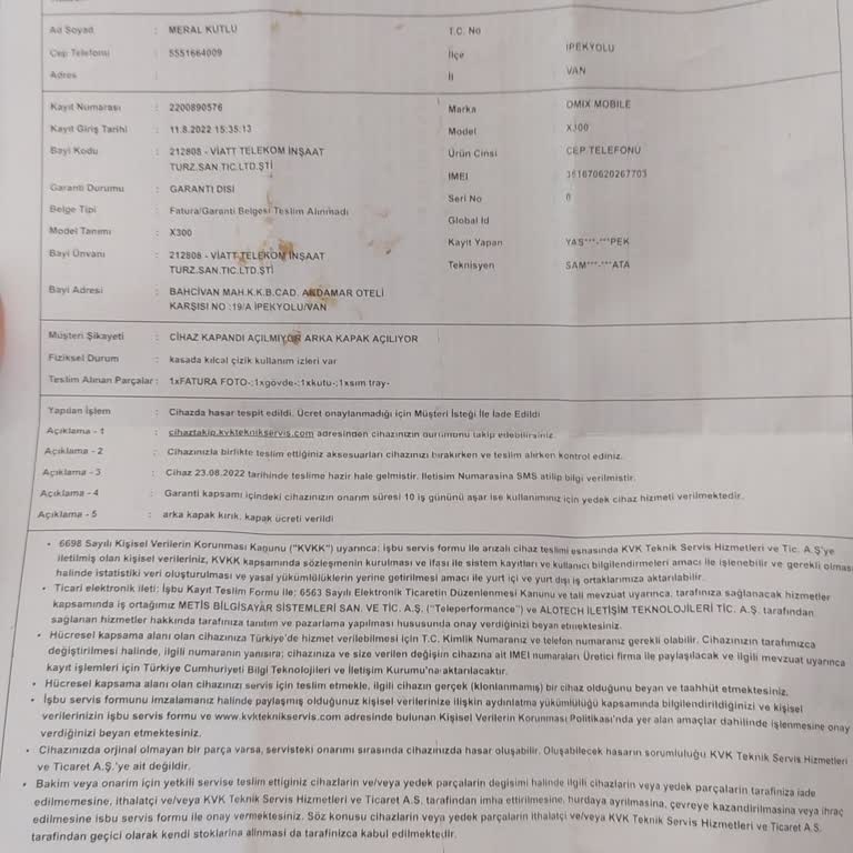 Türk Telekom Garanti Kapsamındaki Cihaz Tamiri İçin Ücret Talep Ediyor