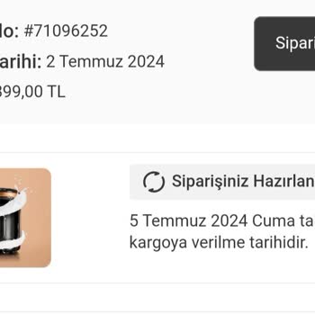Karaca Züccaciye Karaca Ürünümü Kargoya Vermiyor
