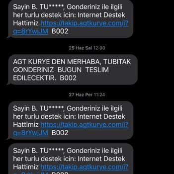 AGT Kurye (aynigunteslim.com) E-İmza Teslimatında Yaşanan Gecikme Ve İletişim Sorunları