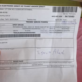 Sunny Üretimi Hi Level TV 1 Yıl İçinde Bozuldu