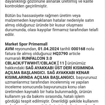 Adidas'tan Aldığım Ayakkabı Sivas İva Park AVM Adidas Mağazası