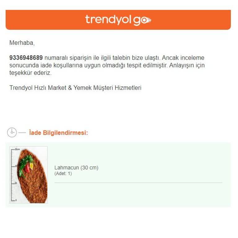 Trendyol Teslim Edilemeyen Ürün Saçmalığı