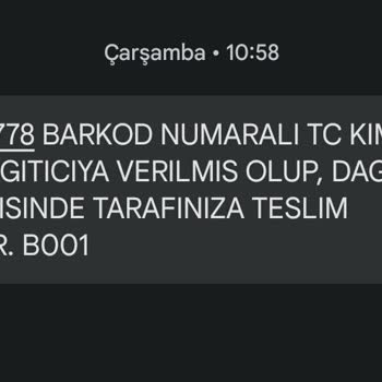 PTT Kargonun Kimliğimi Getirmemesi