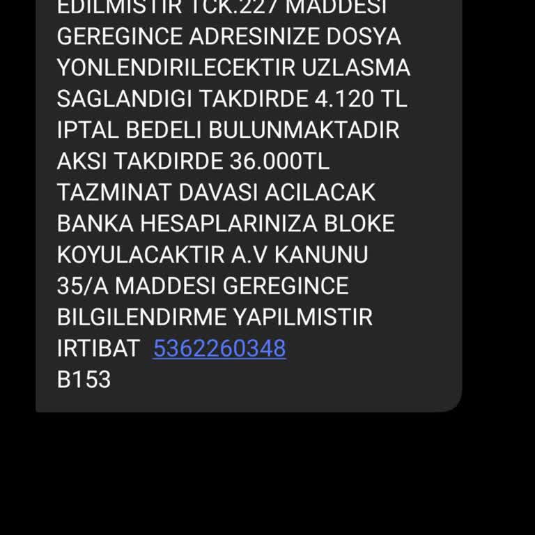 NSMARABULCK (SMS) Şikayet Bu Siteden