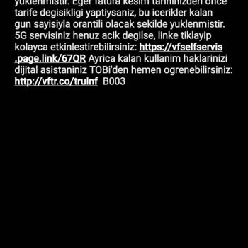 Vodafone Faturanın Başka Fiyat Çıkması