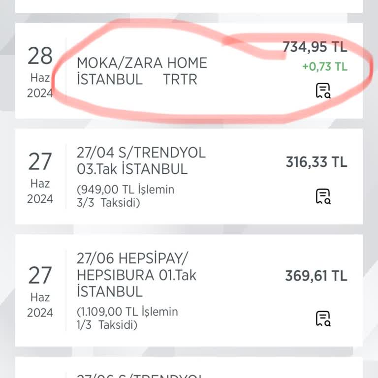 Zara Kredi Kartımdan Alışveriş Yapmadan Para Çekildi