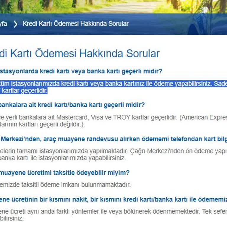 Tüvtürk Troy Kredi Kartı Geçmiyor!